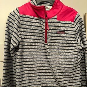 Vineyard Vines 3/4 zip fleece pullover size M